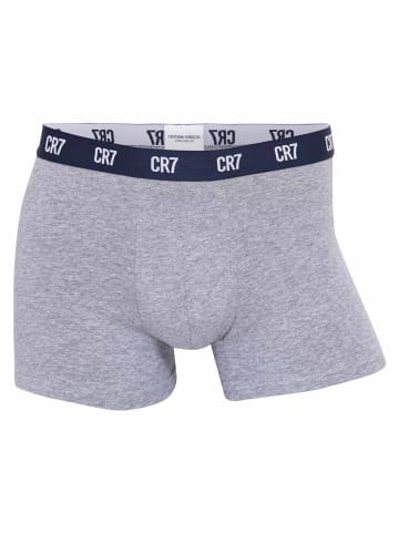 Boxershort 6er Pack in Weiß/Grau/Dunkelblau
