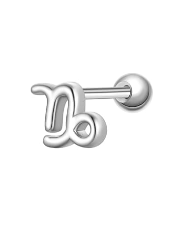 Piercing Sternzeichen Steinbock aus Sterling Silber in silber