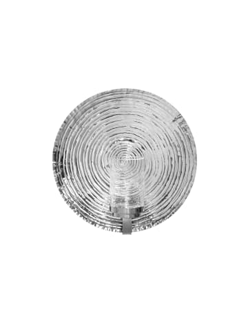Wandleuchter "Azora" mit Glas in Silber - H. 52 cm - D. 52 cm