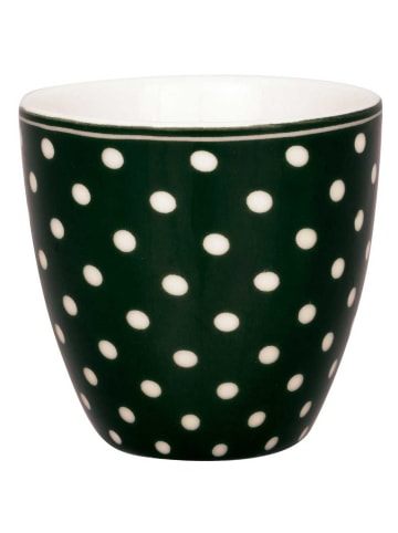 MINI Latte Cup DOTTY DARK GREEN Grün mit weißen Punkten