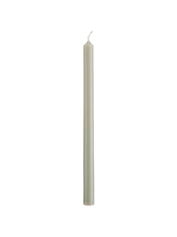 DÜNNE Kerze STAUBIG GRÜN Ø 1,3 cm Länge 20 cm 5er Set
