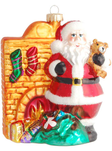 Baumschmuck-Glasornament in Bunt