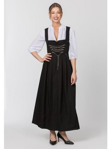 Langes Dirndl "Amber" in schwarz