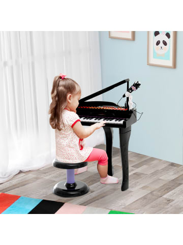 Kinder Klavier Piano in Schwarz 48L x 39B x 69H cm