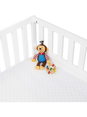 Spannbetttuch für Beistellbett & Wiege in blue,white