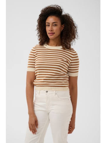 Strickpullover GertianaPW Relaxed fit in Brown Stripe