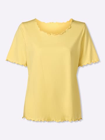 Kurzarm-Shirt in zitrone