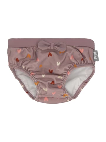 Badehose Herz in lila
