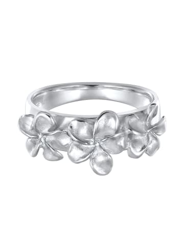 Ring 925 Sterling Silber Blume in Silber