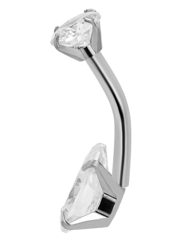 Damen Piercing aus Edelstahl in silber
