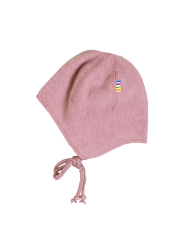 Wintermütze Merino-Wolle in old rose
