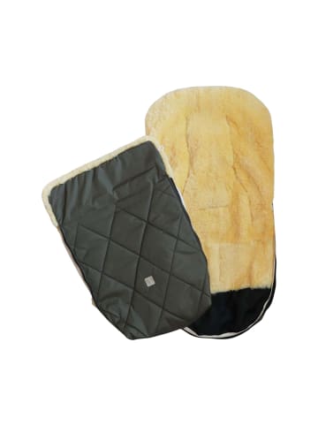 Lammfell - Kinderwagen Fußsack Coosy khaki