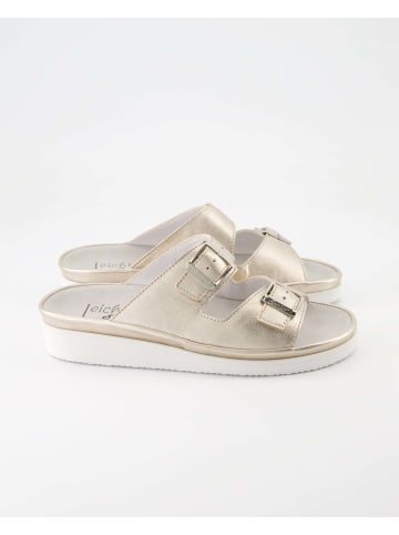 Pantoletten in Gold