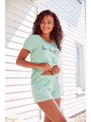 Shorty in jade-gemustert