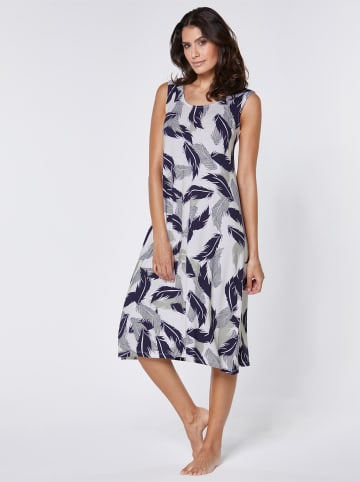 Sommerkleid in weiß-bedruckt
