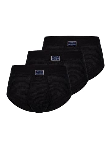 Slip / Unterhose Feinripp Jeans in Schwarz