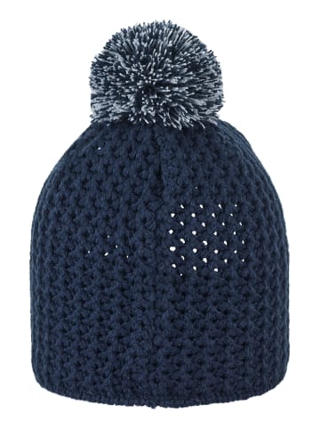 Strickmütze in marineblau