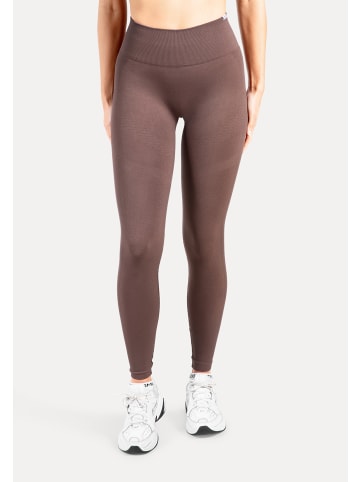 Leggings Lesedi Seamless Scrunch in Dunkelbraun