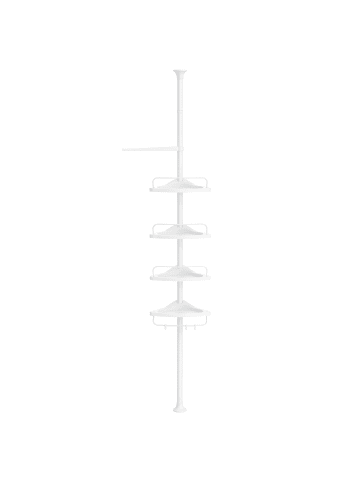 Duschablage Parson in Weiß - (B)25 x (H)(85-305) x (T)35 cm