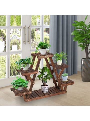 Garten-Pflanzenständer in Braun