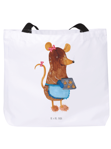 Beuteltasche Maus Kekse ohne Spruch in Weiß