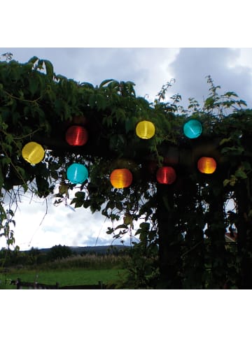 Solar-Lichterkette, Lampions Festival, bunt