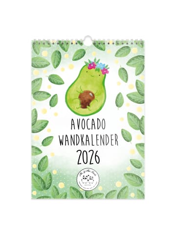 Jahreskalender 2026 Avocado Collection mit Spruch in Weiß