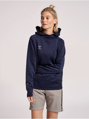 Kapuzenpullover Raglanärmel Hmlcima Damen in MARINE