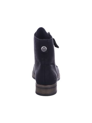 Schnürstiefeletten in schwarz