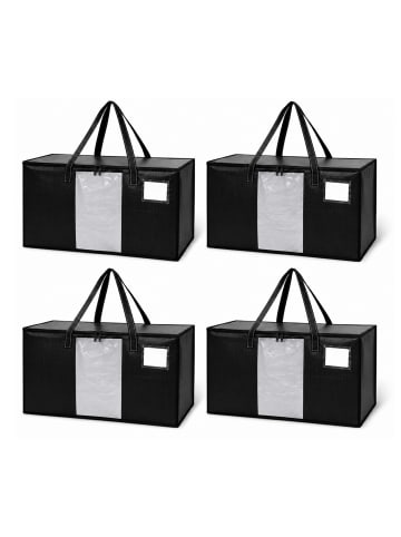 4x Umzugstasche in Schwarz - 100 l