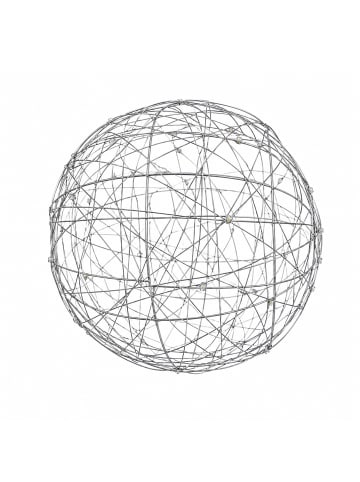 LED Dekokugel in Silber - Ø 20 cm