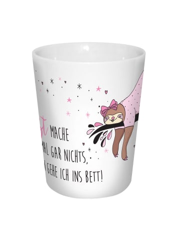Kaffeebecher Faultier Daphne Bett in Rosa - 300 ml