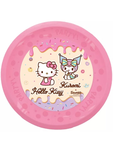 Hello Kitty Kuromi Micro Premium Kunststoff Flachteller 4er Set 21 cm
