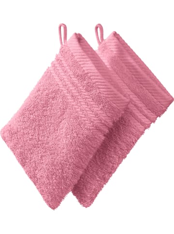 Frottier Waschhandschuh 2er-Pack New York in rosa