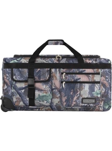 Reisetasche mit 3 Rollen 80 Liter in Forest
