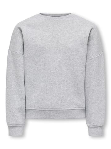 Sweatshirt in Light Grey Melange