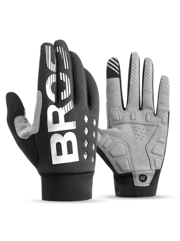 Rockbros Fahrradhandschuhe, isoliert, lang S in Schwarz/Grau