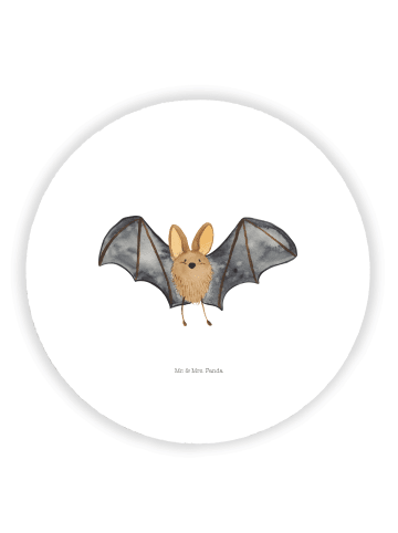 Magnet Fledermaus Flügel ohne Spruch in Weiß