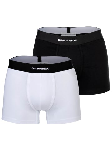 Boxershort 2er Pack in Schwarz/Weiß