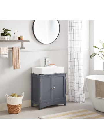 Badezimmerschrank in Grau - (B)60 x (H)60 x (T)30 cm