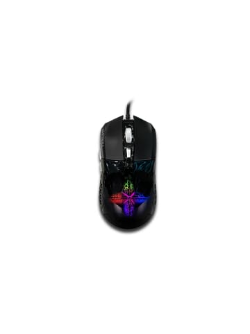 INCA Gaming Maus IMG-355GX 3D RGB Licht 7200 DPI, RGB, 6 Tasten in Schwarz