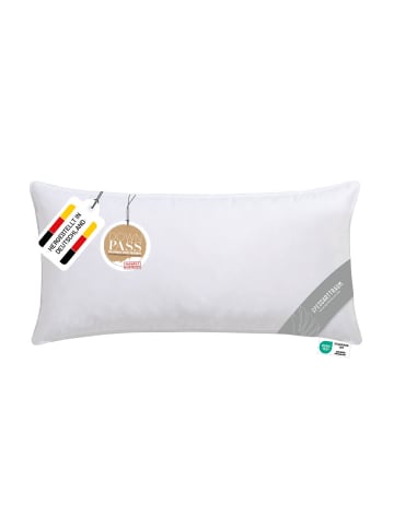 Daunenkissen 3-Kammer "Smaragd"  in weiß