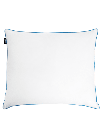 Kissen ANETO in Weiß/Blau - (W) 50 x (H) 8 x (L) 60 cm