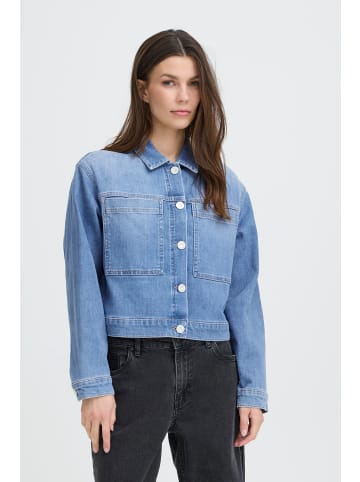 Jeansjacke PZANNI Casual fit in Medium Blue Denim