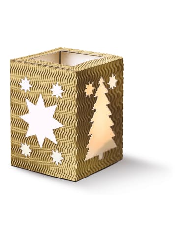 Deko-Laterne Weihnachten gold - ab 3 Jahren