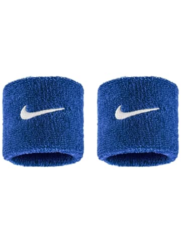 Nike Swoosh Classic Wristbands 2PK in Blau