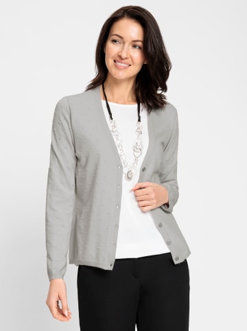 Strickjacke in hellgrau