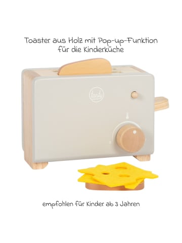 5-tlg Toaster-Set mit 2 Toastscheiben in gray