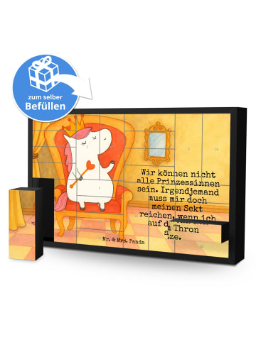 Befüllbarer Adventskalender Einhorn Prinzessin ... in Weiß