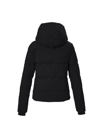 Stepppjacke mit Kapuze in Schwarz0110